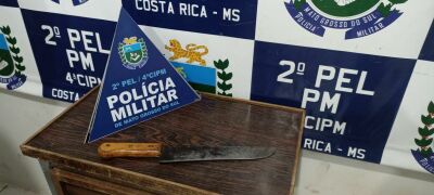 Imagem da notícia Mulher é ameaçada de morte pelo companheiro armado com faca em Costa Rica